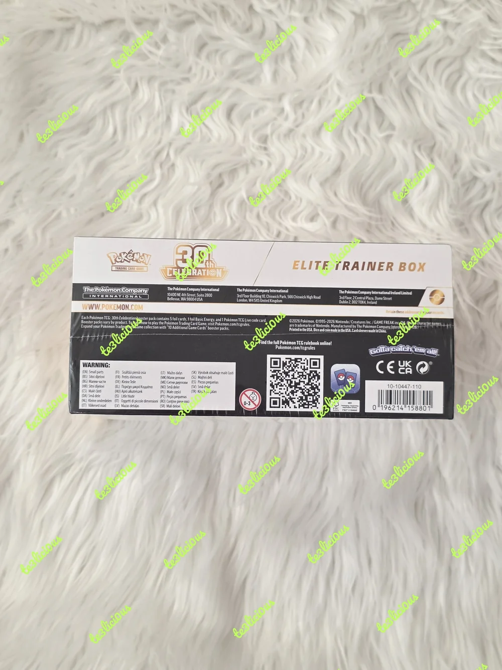 POKÉMON TCG: 30TH ANNIVERSARY CELEBRATION ELITE TRAINER BOX *SEALED*